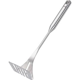 Fissler Essential / Stainless Steel Potato Masher (34 cm) Hand Masher for Tubers and Vegetables, with Hanging Eyelet, Dishwasher Safe