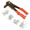 Hand Riveter Pop Pot Rivet with 75 Aluminium Rivets 2.4/3.2/4.0/4.8mm