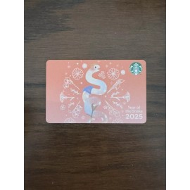 STARBUCKS CARD Chinese Year Of Snake  2025 Mexico Limited Edition. Collectible