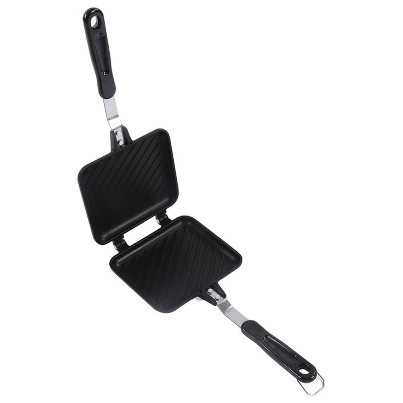 Sandwich Pan Breakfast Double Sided Frying Pan Flat Bottom Nonstick