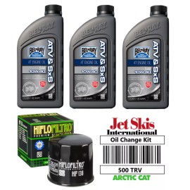 JSI Maxima Oil Kit Bel-Ray Oil Change & Filter Kit ATV ARCTIC CAT 500 4x4 Automatic TRV 04-06