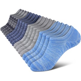 wernies No Show Men Socks, Low Cut Ankle Sock, Men Short Socks Casual Cotton Socks Size 6-10