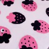 KWLOVER Soft Skin-Friendly Cute Strawberry Printed Crib Sheet for Boys