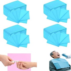 Joejoier 600 Sheets Paper Aprons, Disposable Dental Apron, Nail Paper Sheet, Dental Apron, 2026 Release, 50/125/200/250/400/500/600 Sheets for Dental and Beauty Salon, Dental Color Apron, Nail Mat