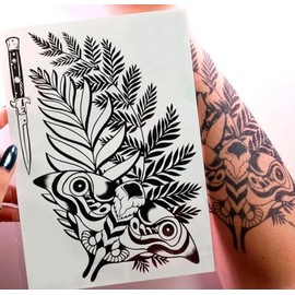 Ellie Last of US Long Lasting Tattoo | Cosplay Stickers for Body | Semi-Permanent Waterproof Fake Tattoos | Props Body Sticker Lasts 7-14 days