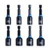 toolant Magnetic Nut Driver Set, 8pcs SAE Impact Driver Bit