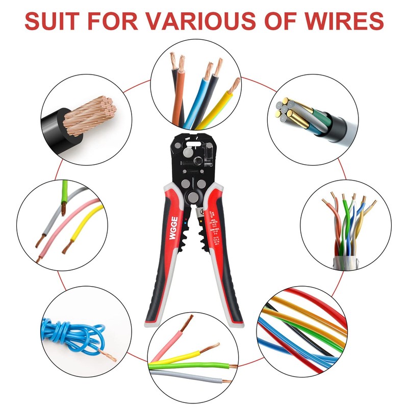WGGE WG-014 Self-Adjusting Insulation Wire Stripper. For stripping wire from