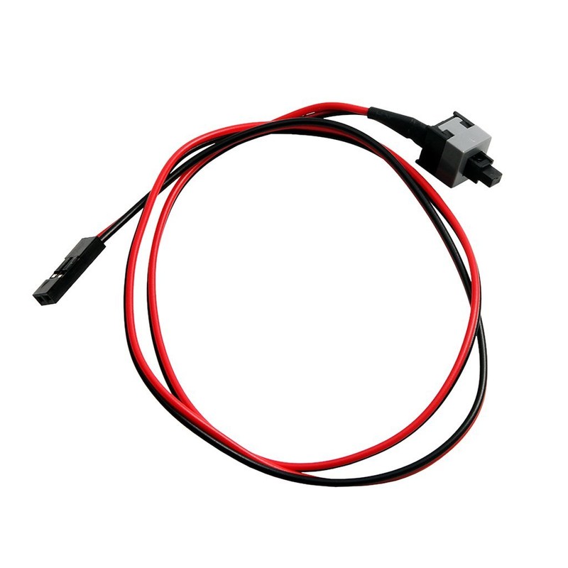 zalati Power Supply Switch Cable Power on/Off Push Button Connector
