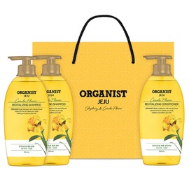 Organist Jeju Hair Care 3-Piece Set No. D Rape Flower Fragrance, 1 Set / 오가니스트 제주 헤어케어 3종세트 D호 유채꽃향, 1세트