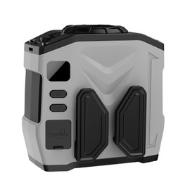 Minlebao 10000mAh Portable Fan Rechargeable, Personal Waist Fan with 5 Speed 16000RPM Airflow, Neck Fans That Blow Cold Air Up to 40H Working Time, Belt Shirt Body Fans for Outdoor Camping Travel