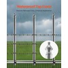 VEVOR Chain Link Fence Extensions, 18 Packs 27.4" Extension Height,
