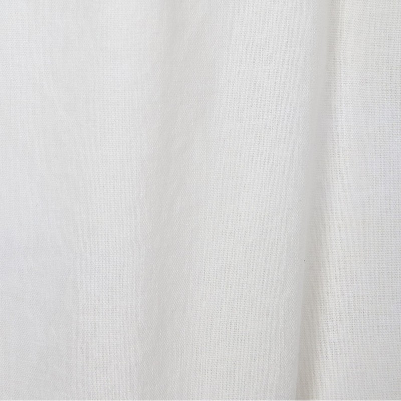JAJU [JAJU] Soft Linen Blend Half Pants_White