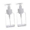 STOBAZA 2pcs Foaming Pump Bottle for Women Refillable Transparent Dispenser