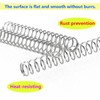 Qrity Pack of 10 Compression Springs, Stainless Steel Coil Springs,