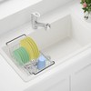 Expandable Dish Drying Rack Over The Sink Small Dish Drainer