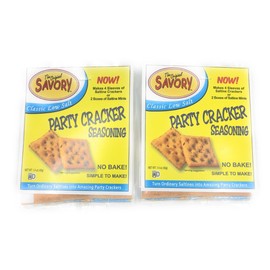 The Original Savory Party Cracker Seasoning Low Salt 2-Pack