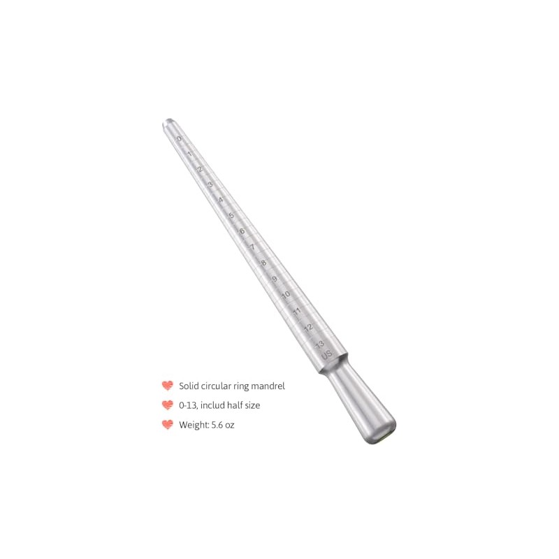 Meowoo Ring Sizer Measuring Tool Set, Metal Ring Guage for