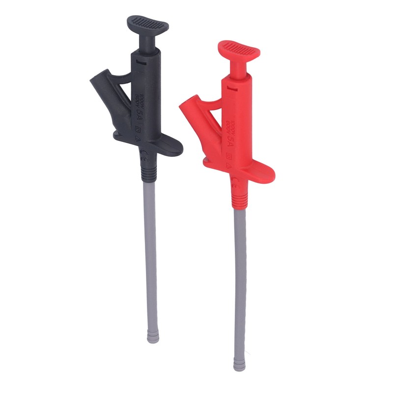 Flexible Test Hook Multimeter Electrical Testing Grabber Hook with 4MM