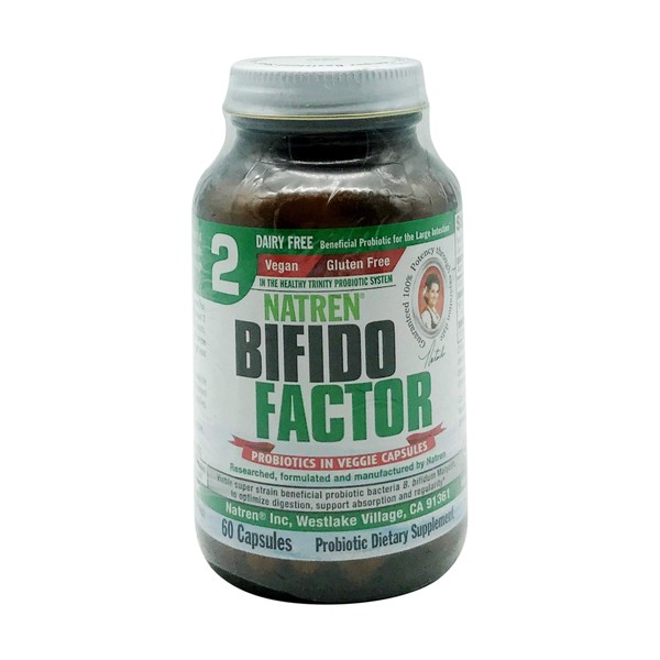 Natren Bifido Factor Dairy Free Capsules, 60-Count