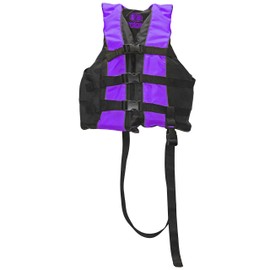 Hardcore Water Sports High Visibility Adult & Kids Life Jacket PFD USCG Type III Ski Vest w/Leg Strap