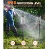 ALFIOT Solar Pathway Lights Outdoor,2 Pack Bright Solar Lights Outdoor,IP65