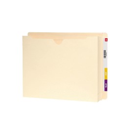 Smead 76910 End Tab File Jacket, 2-Inch Expansion, 12-3/8 x 9-1/2, Manila 25/Box