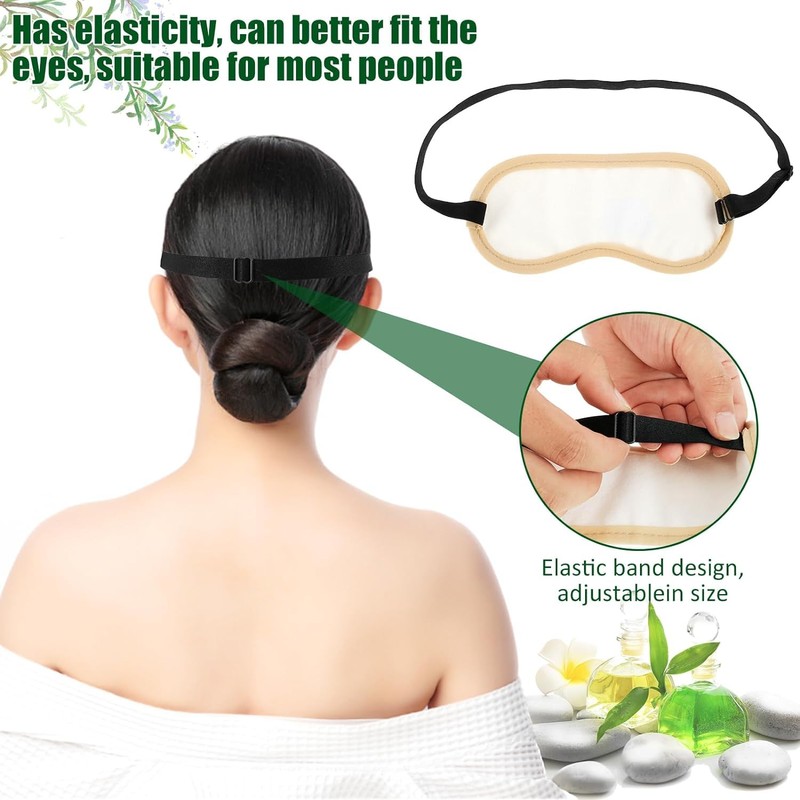 2 Pcs Castor Oil Pack Wrap for Eyes, Castor Oil
