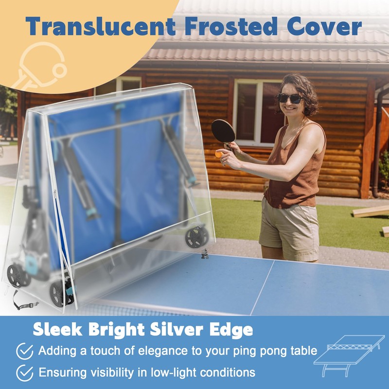 IndigoTempest9 Ping Pong Table Cover Outdoor & Indoor Folding Tables