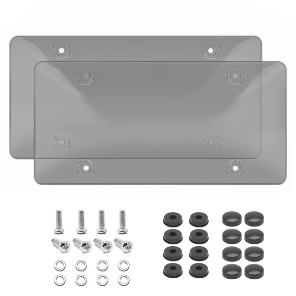 WEZCHUGHAOL 2Pack License Plate Cover, Durable Plate Covers Weatherproof and
