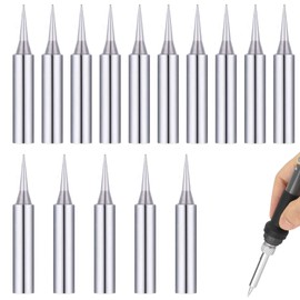 YanBous Pack of 15 900M-T-I Replacement Soldering Tips for Soldering Stations - Lead-Free Soldering with Precision, Long Shape & Needle Tip, for Electronics & Fine Work for 1010 & Soldering Station