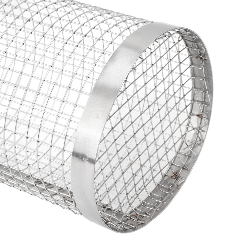 Barbecue Grilling Basket Stainless Steel Heat Resistant Rust Prevention BBQ