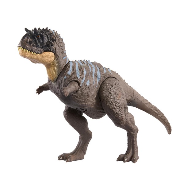Jurassic World Wild Roar Ekrixinatosaurus - D Toy with Attack Movement and Roar Sound, Compatible with Jurassic World Play App, for Children from 4 Years, HTK70