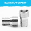 BLUMKRAFT 2 x M1/2"-M3/4" short male connectors, 15 x 21