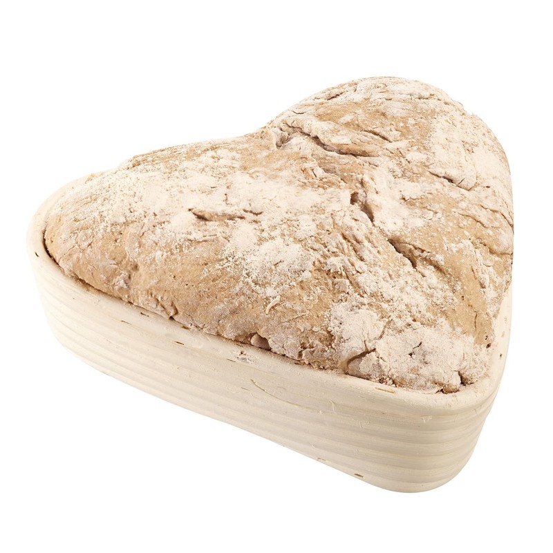 Westmark 3237227B Proofing Basket Set Heart Shape + Cover Wicker