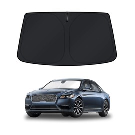 KUST Windshield Sun Shade for Lincoln Continental 2017-2020 Window Accessories Shade Sun Cover Foldable Block UV Rays Keep Car Cooler
