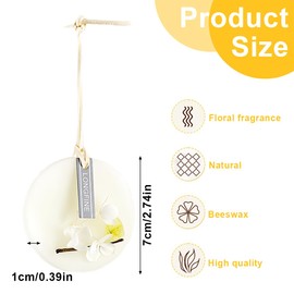 NOPKESV Autoduft Peony Garden Scented Sachets for Closets Handcrafted Scented Ceramic Gifts for Men and Women Car Air Freshener Room Fragrance