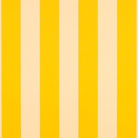 Sunbrella Awning/Marine 5702-0000 46'' Beaufort Yellow/White 6 Bar Fabric, 44 Freesia