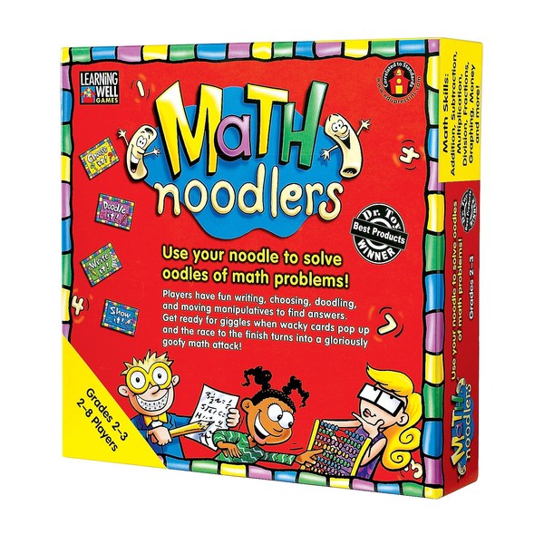Edupress Math Noodlers Game, Grades 2-3 (EP62350), Multi