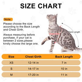 BEAUTYZOO 2 Pack Cat Recovery Suit, Cat Onesie for Cats After Surgery Female Male, Kitten Spay Neuter Surgical Recovery Body Suit Cone of Shame Alternative, Anti Lick Pet Anxiety Vest, Blue S