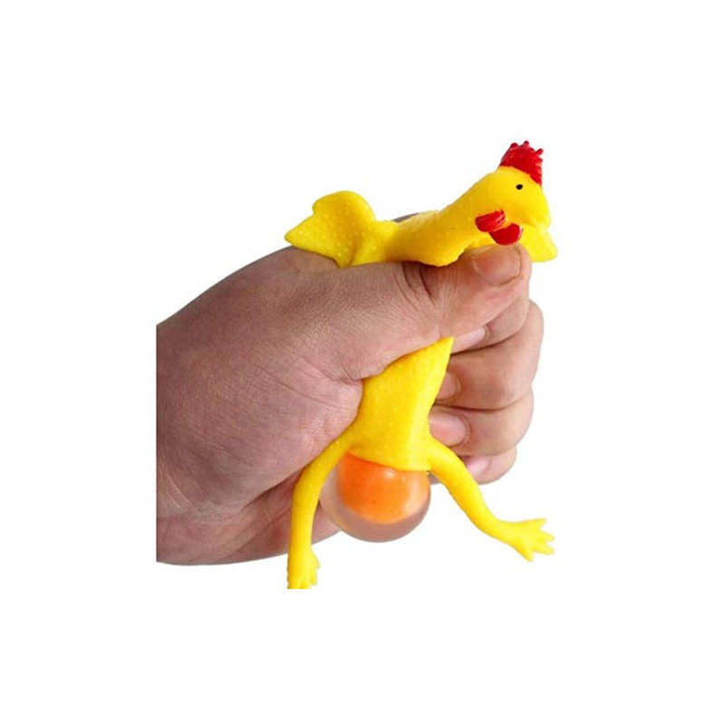 YOYOSTORE Mini 9cm Chicken and Egg Tool Prop Stress Relief