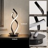 Adebime Modern Spiral Touch Lamp - Warm White LED Nightstand