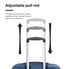 Travelhouse Amalodie Hardshell Upright Spinner Wheel Suitcase Set PP ABS,