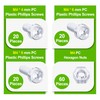Pzsmocn 120pcs M4*4mm/M4*6mm/M4*8mm PC Transparent Plastic Phillips Round Head Screws