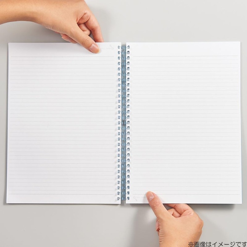 Lihit Lab Open Ring Notebook, Semi B5, Green N2725-7