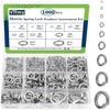 Vifmy Spring Lock Washers Assortment Kit(1000 Pack), M2 M2.5 M3
