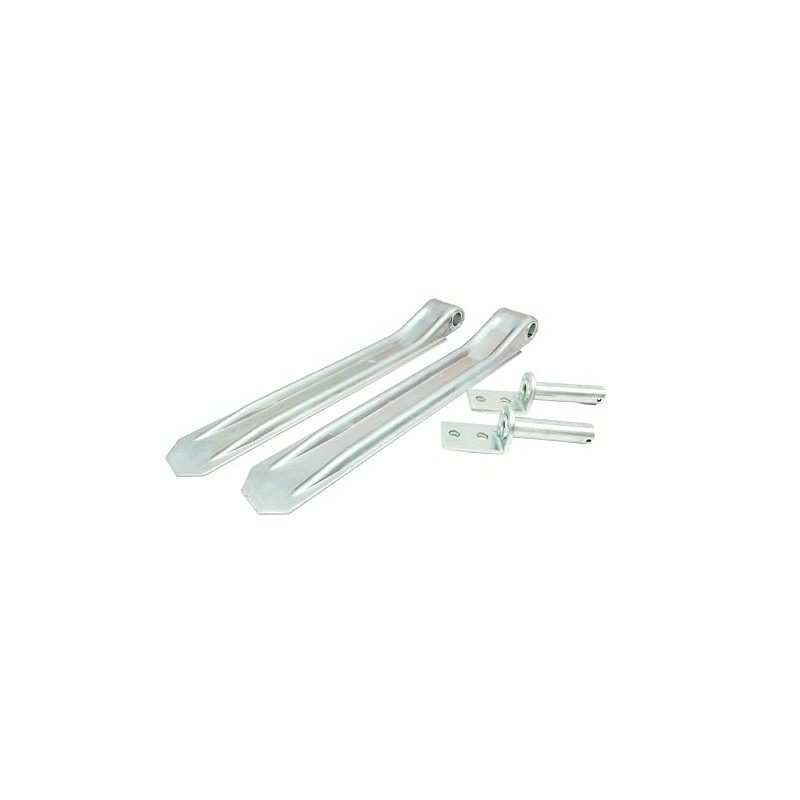 HGW 2 x Trailer Flap Hinge with Screw-On Bolt/Side Hinge