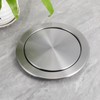 Generic Trash Can Lid: Embedded Countertop Built-in Trash Chute Round