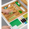 ROYAL CRAFT WOOD Luxury Bamboo Utensil Rack and Silverware Organizer,