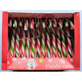 Red & White Candy Canes Box of 12 x 4 Boxes (48 canes), Decoration & Gift Supplies for Christmas