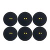 RXQXHF Squash Balls-Box of 6, Black, WZ2486